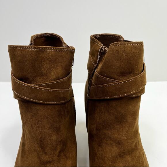 Style & Co Laleen buckled dress boots brown - 11 - Picture 5 of 13